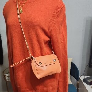 Marc Jacobs Made In Italy Coral Clutch Wristlet